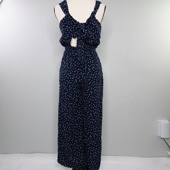 loft jumpsuit polka dot tie back - Picture 9 of 13